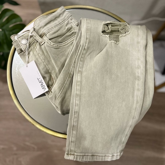 *NEW* Vervet by Flying Monkey Super High-Rise Slim Straight Jeans - Picture 13 of 13